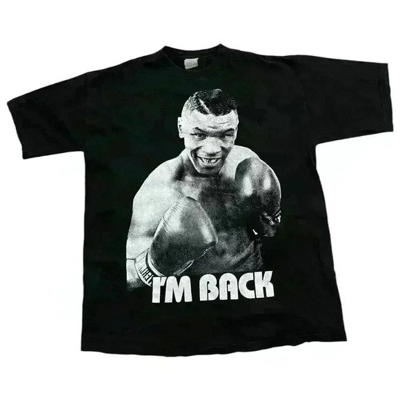 90’s Mike Tyson Return Of The Iron Fists Grail T-shirt - Picture 1 of 3